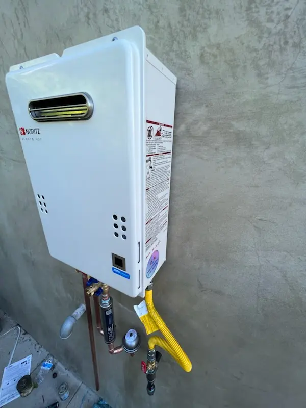 Tankless water heater installation for Liberty Center homes